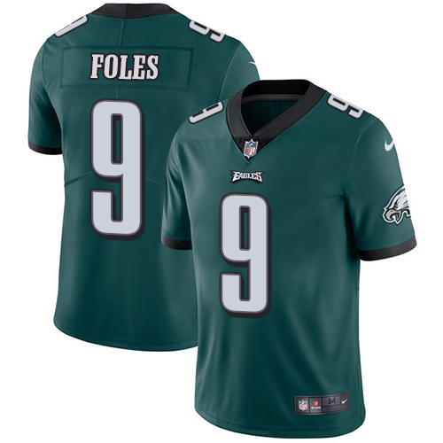Nike Eagles #9 Nick Foles Midnight Green Team Color Youth Stitched NFL Vapor Untouchable Limited Jersey